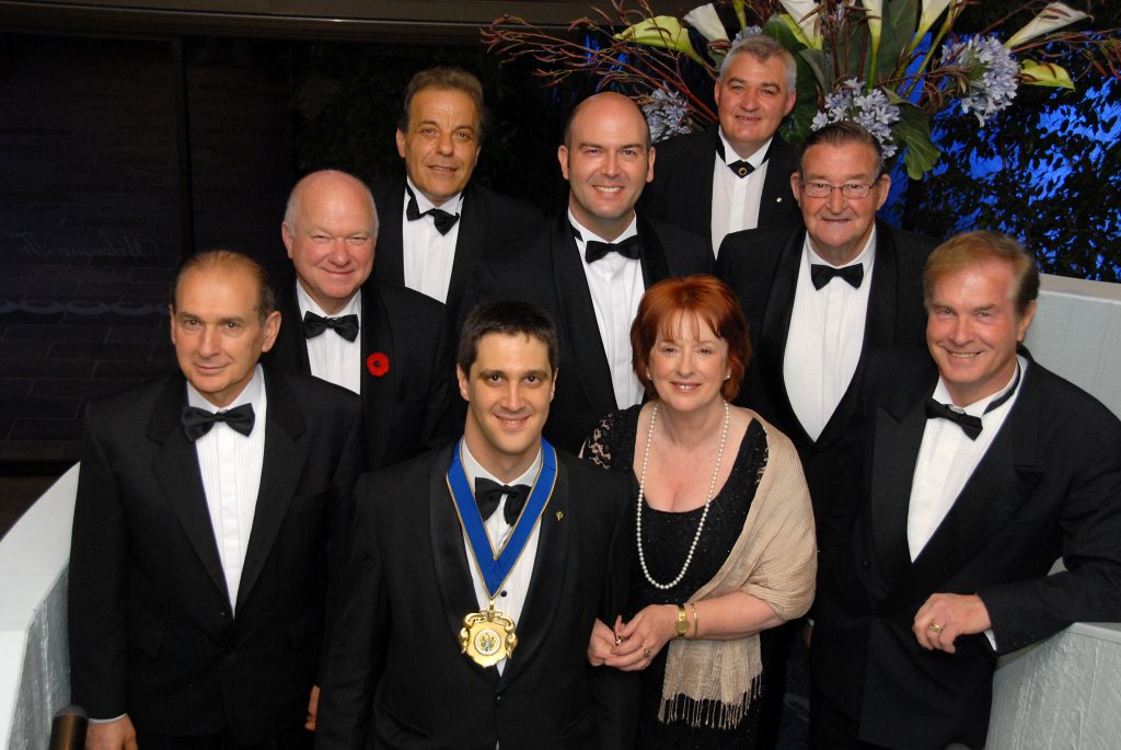 Alex in 2010 with previous Mayors of Maroondah City Council